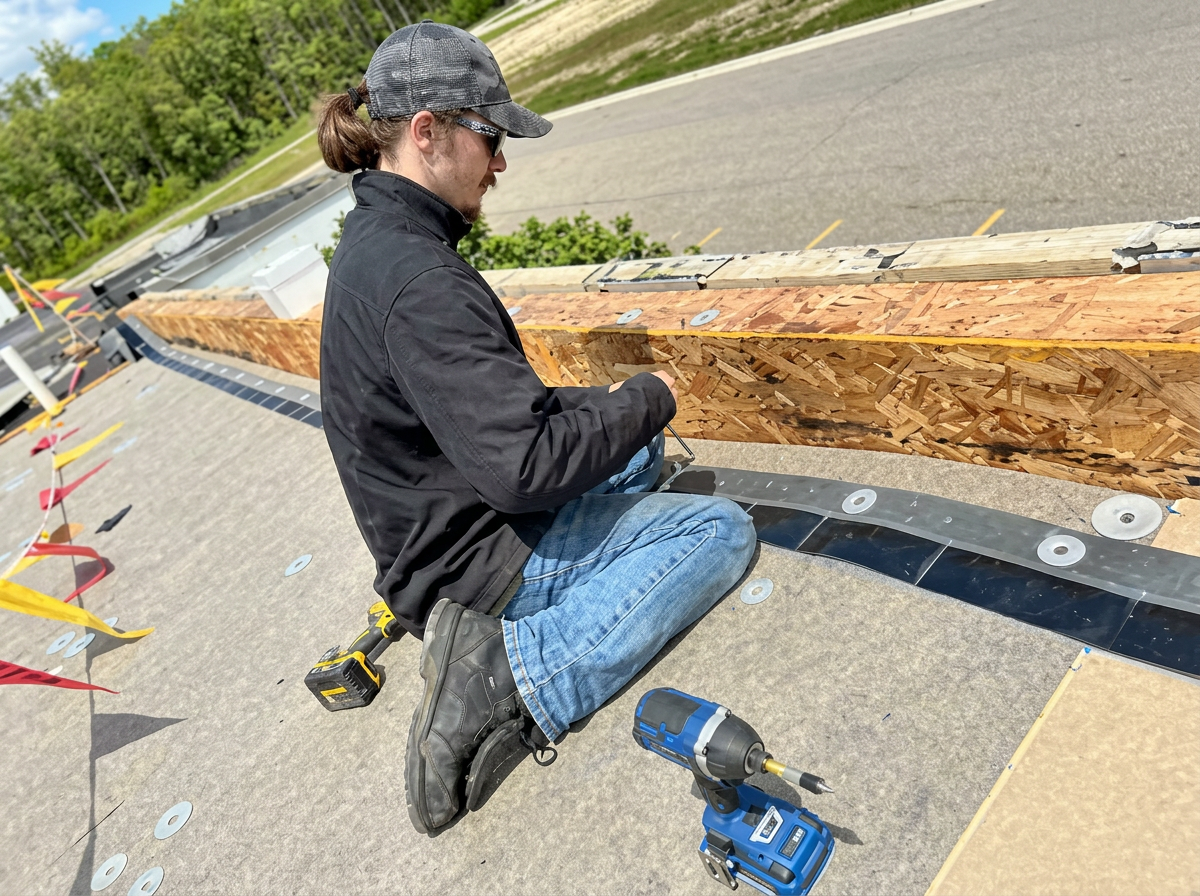 Friendly Premier Rain Solutions gutter installer